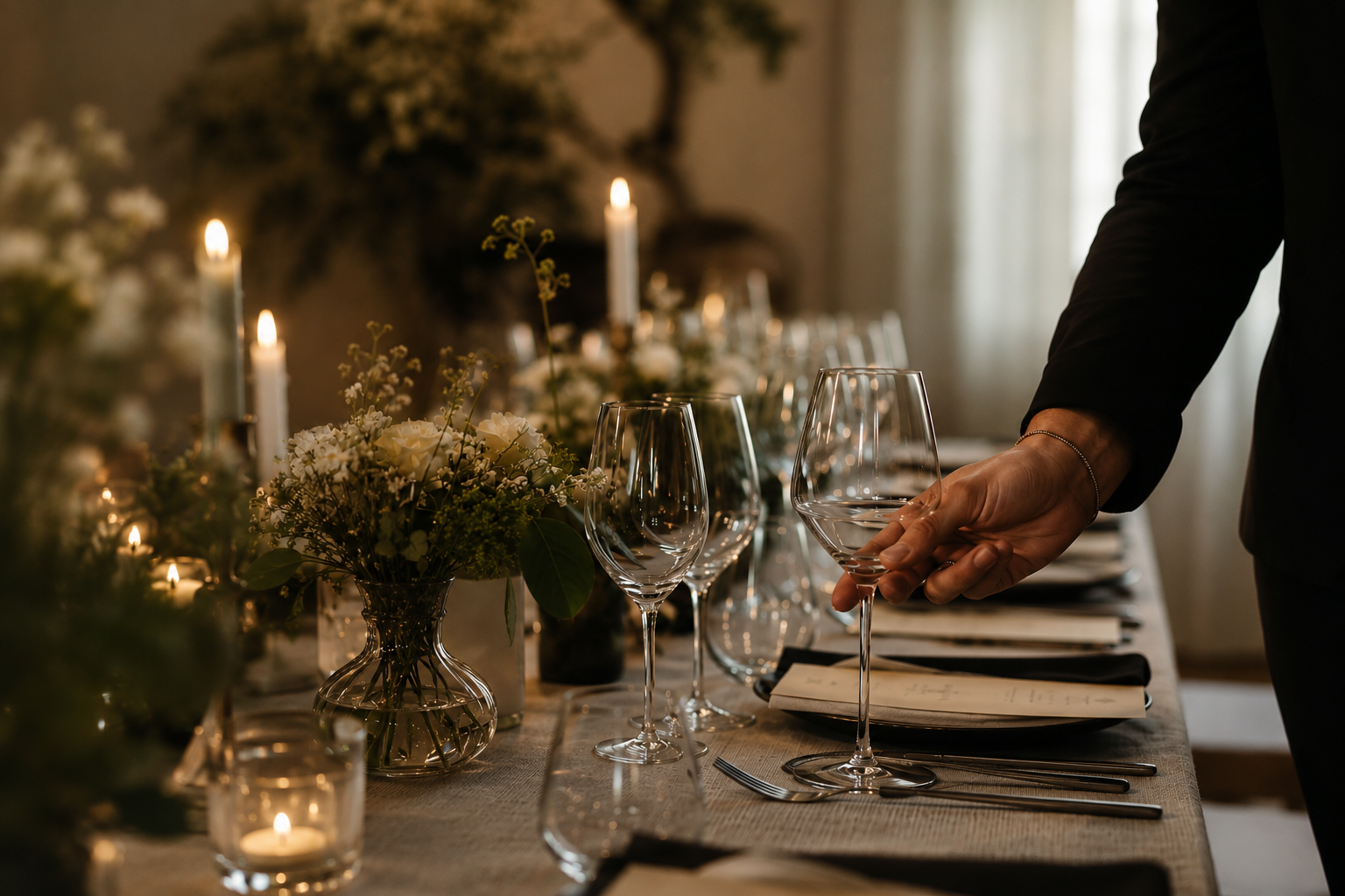Every detail set before the first guest arrives